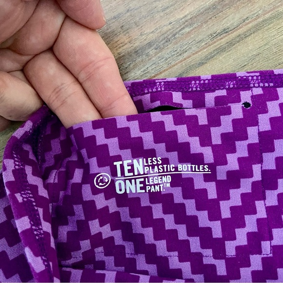 Nike Dri-Fit Purple 3/4 Athletic Leggings - Picture 6 of 11